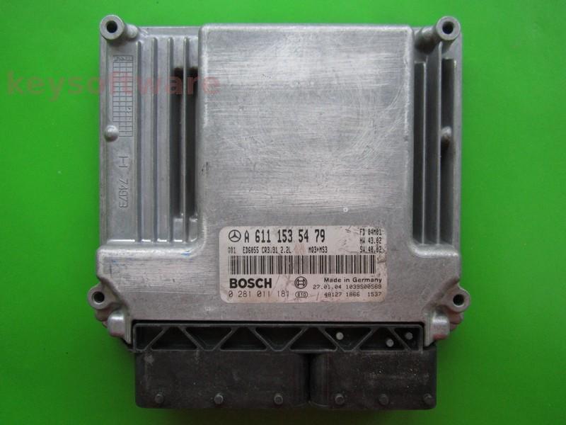 Defecte ECU Mercedes Vito 2.2CDI A6111535479 0281011181 EDC16C2