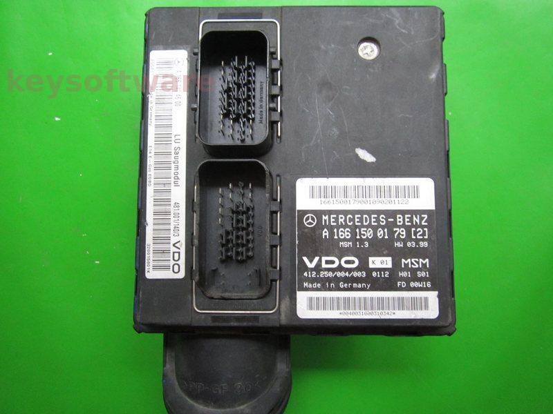 Defecte Ecu Mercedes A 1.4 A1661500179 MSM1.3 W168