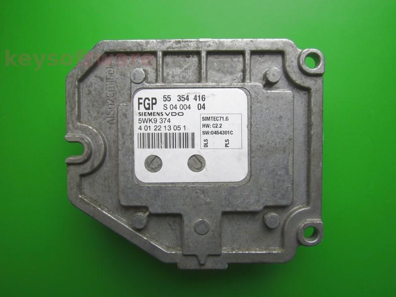 Defecte ECU Opel Vectra C 1.8 55354416 Z18XE Simtec 71.6