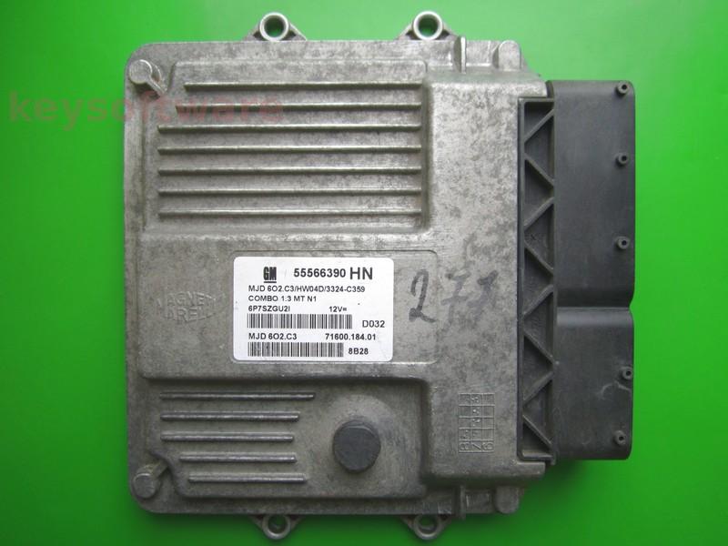 Defecte Ecu Opel Combo 1.3CDTI 55566390 Z13DTJ 6O2.C3 HW04D