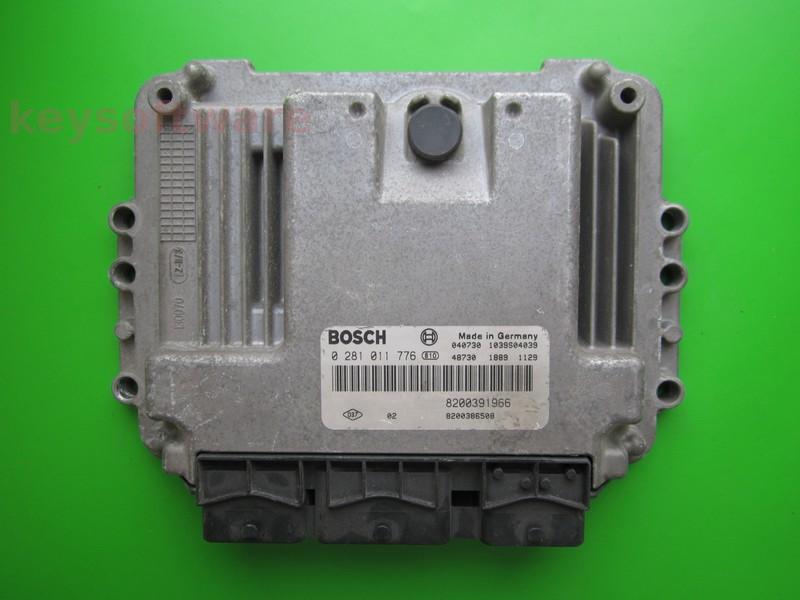 Defecte ECU Renault Megane 1.9DCI 8200386508 0281011776 EDC16C3