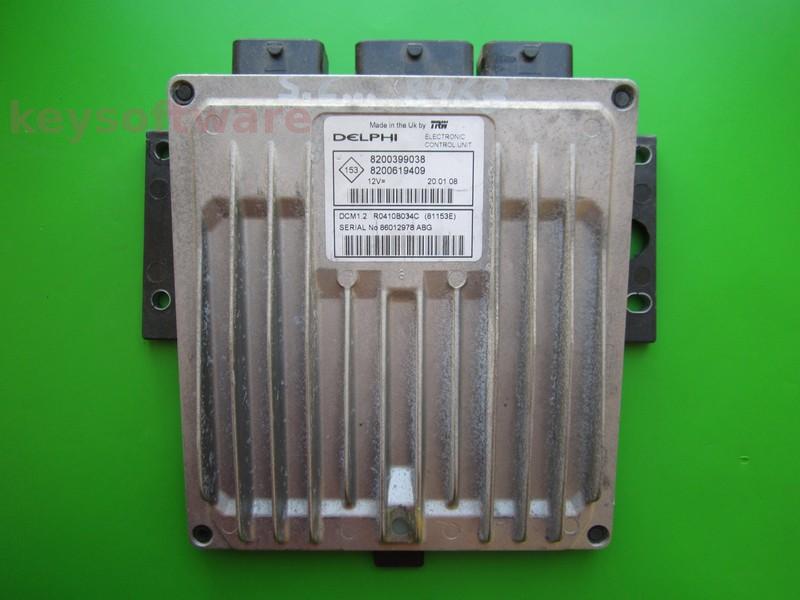 Defecte Ecu Renault Megane 1.5DCI 8200619409 81153E DCM1.2