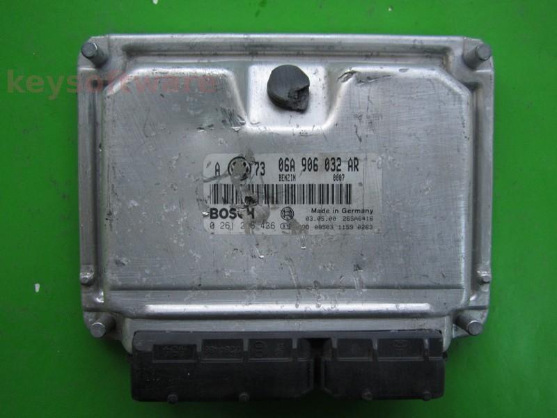 Defecte Ecu VW Golf4 1.8 06A906032AR 0261206436 ME7.5 ARZ