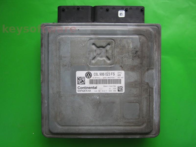 Defecte Ecu VW Passat 1.6TDI 03L906023FS 5WP42676 SIMOS PCR2.1 H