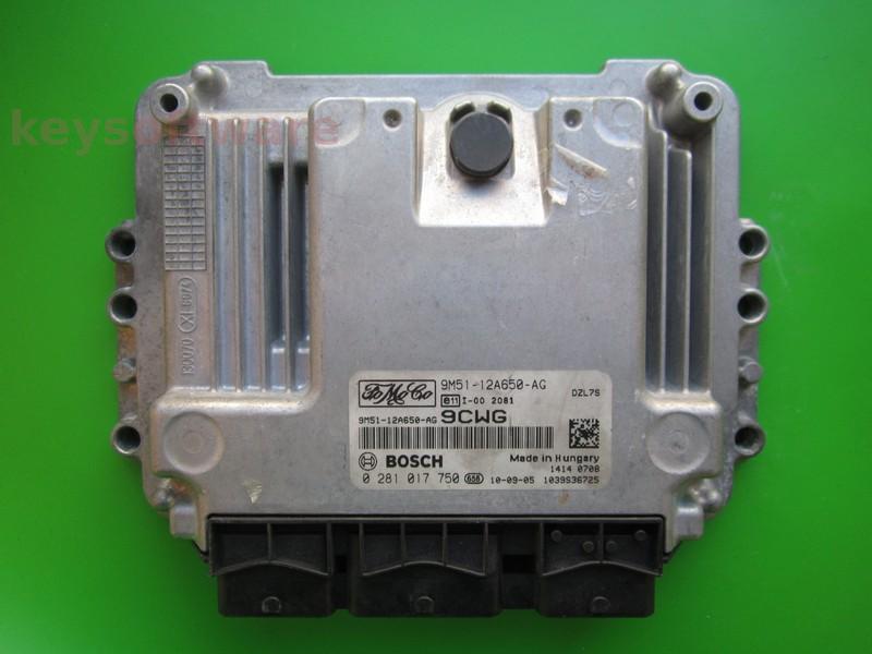 Defecte Ecu Ford Focus 1.6TDCI 9M51-12A650-AG 0281017750 EDC16C3