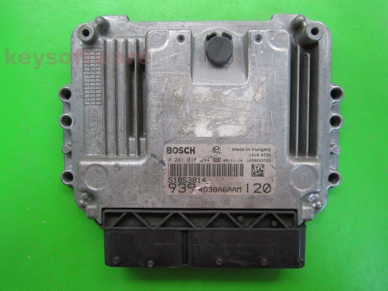 ECU Alfa Romeo 159 1.9JTD 51853814 0281016244 EDC16C39