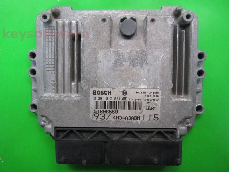 ECU Alfa Romeo 147 1.9JTD 51806559 0281012884 EDC16C39