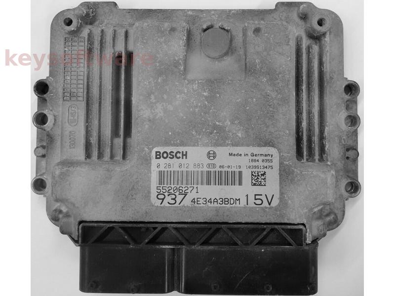 ECU Alfa Romeo 147 1.9JTD 55206271 0281012883 EDC16C39 {