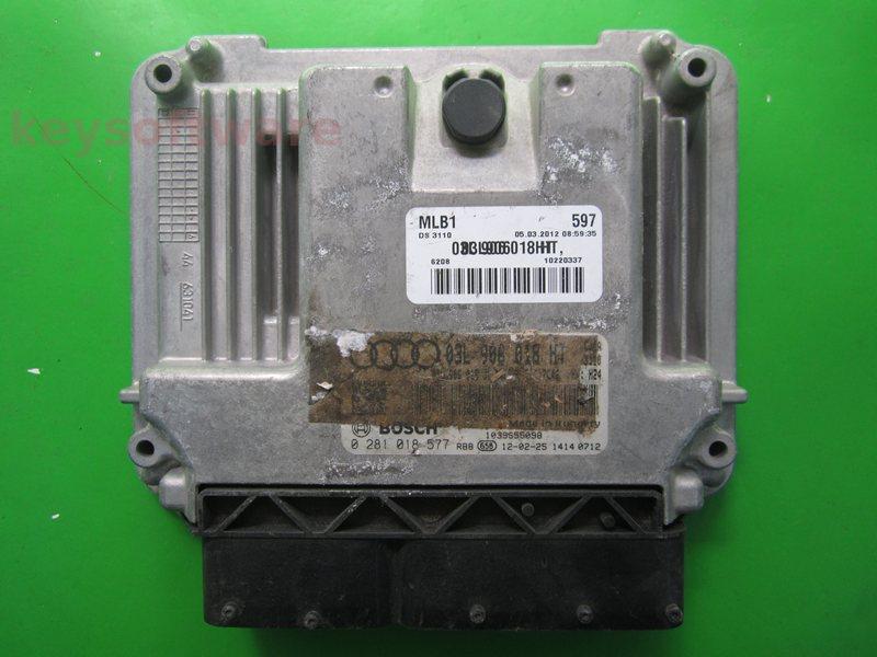 ECU Audi A4 2.0TDI 03L906018HT 0281018577 EDC17C46 CJCA H24