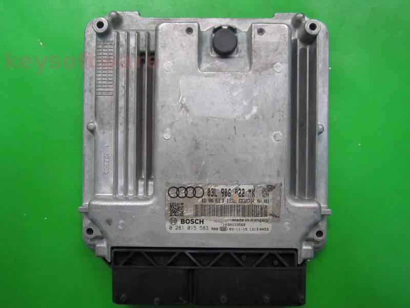 ECU Audi A4 2.0TDI 03L906022MK 0281015583 EDC17CP14 CAGA H03