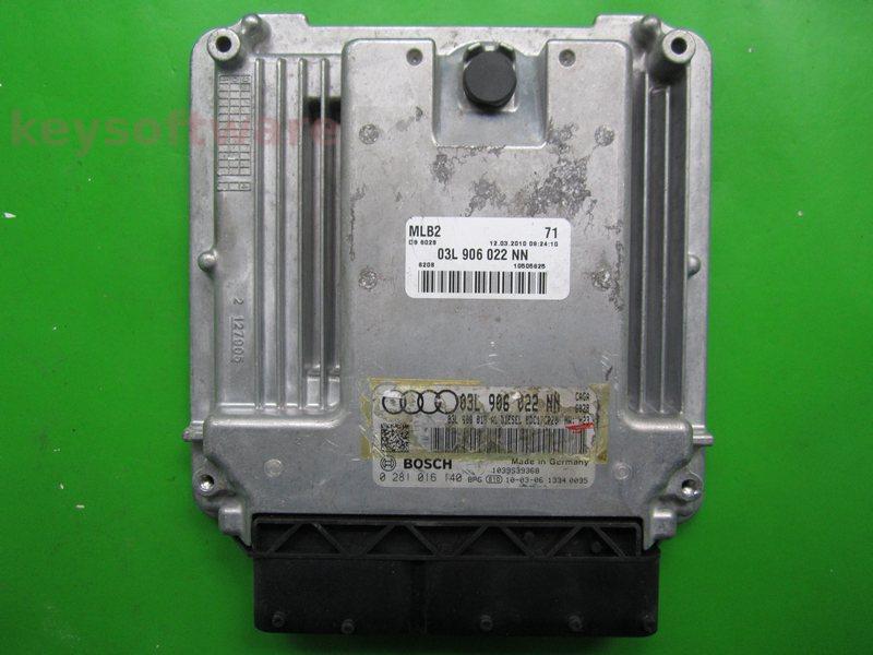 ECU Audi A4 2.0TDI 03L906022NN 0281016140 EDC17CP20 CAGA H23