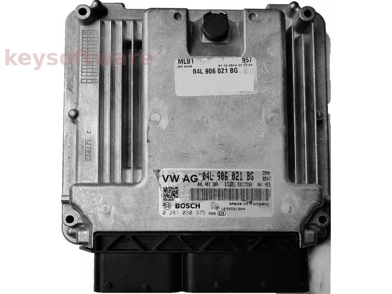 ECU Audi A5 2.0TDI 04L906021BG 0281030375 EDC17C64 CNHA{