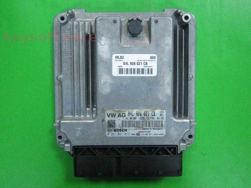 ECU Audi A5 2.0TDI 04L906021CB 0281031012 EDC17C64 CSUB H23