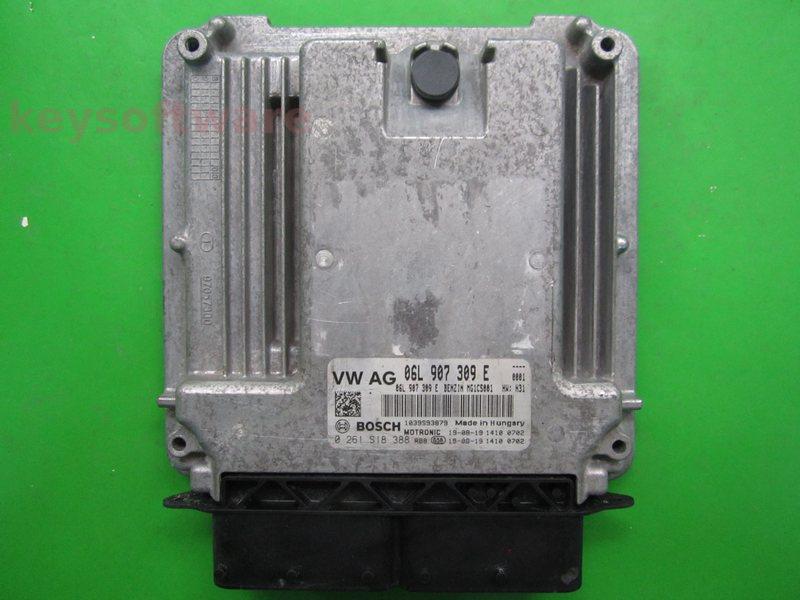 ECU Audi A4 2.0TDI 06L907309E 0261S18388 MG1CS001 H31