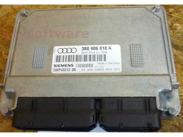 ECU Audi A4 1.6 3B0906018A 5WP43312 SIMOS 3.4 {