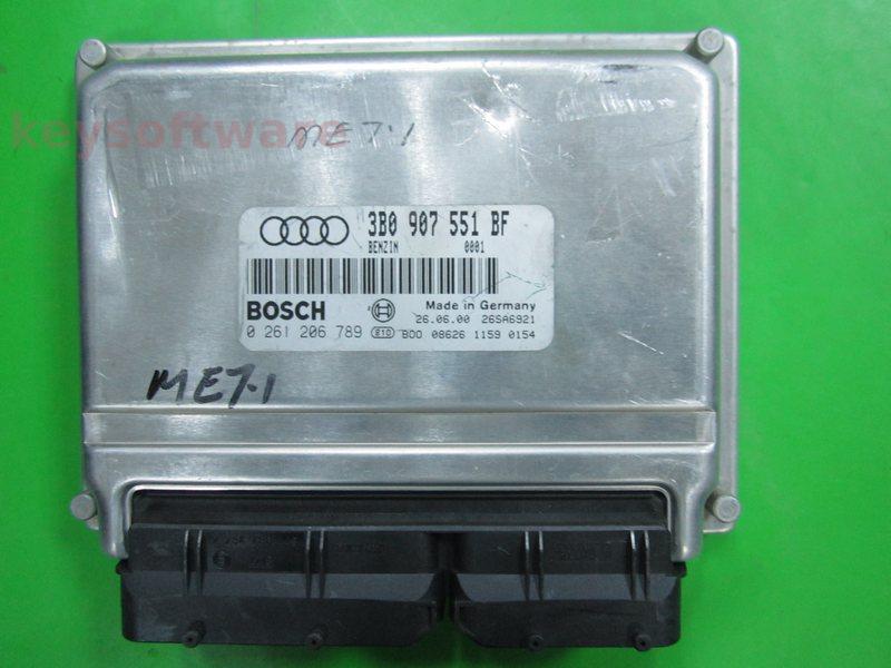 ECU Audi A4 2.8 3B0907551BF 0261206789 ME7.1