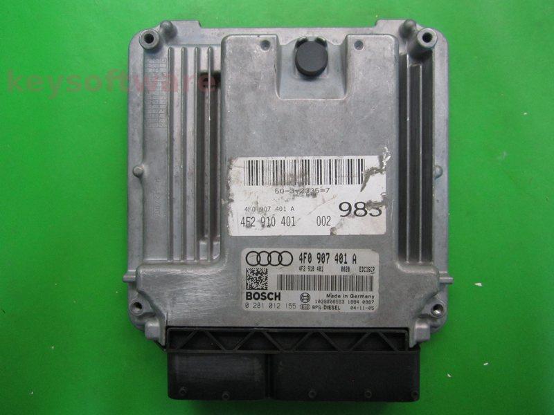 ECU Audi A6 2.7TDI 4F0907401A 0281012155 EDC16CP34