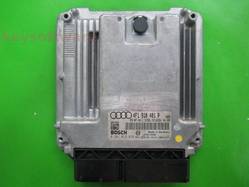 ECU Audi A6 2.7TDI 4F1910401P 0281013835 EDC16CP34 H03