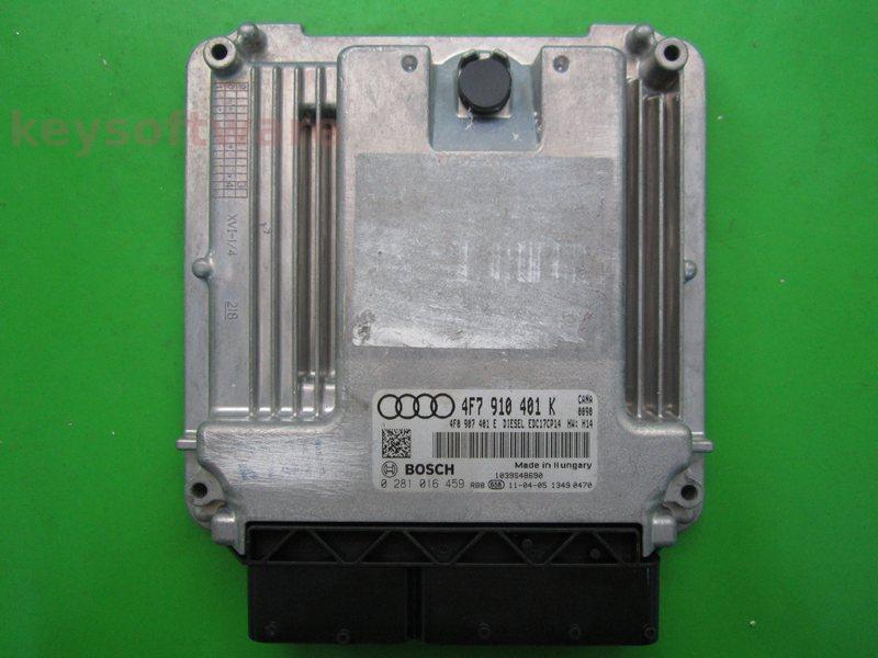 ECU Audi A6 2.7TDI 4F7910401K 0281016459 EDC17CP14 CANA H14