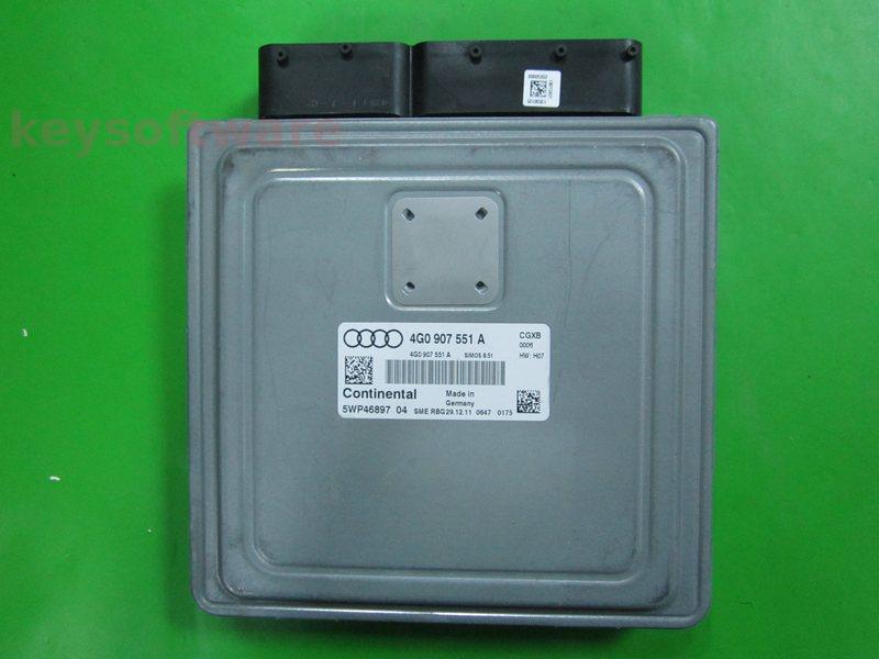 ECU Audi A6 3.0 4G0907551A 5WP46897 SIMOS 8.51 CGXB H07