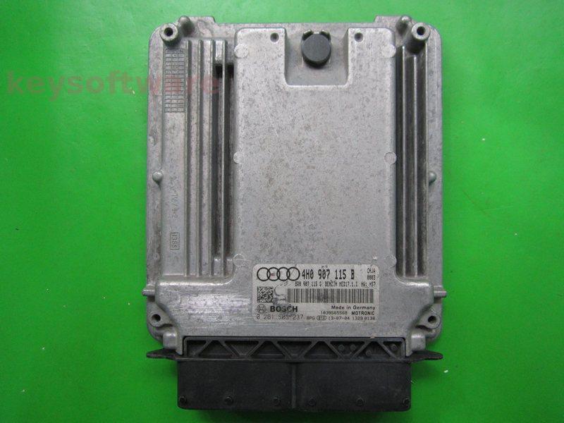 ECU Audi A8 2.0 4H0907115B 0261S08237 MED17.1.1 CHJA H57