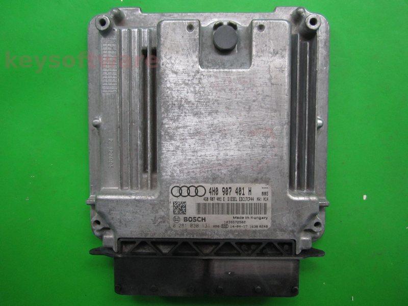 ECU Audi A8 3.0TDI 4H0907401H 0281030131 EDC17CP44 H14