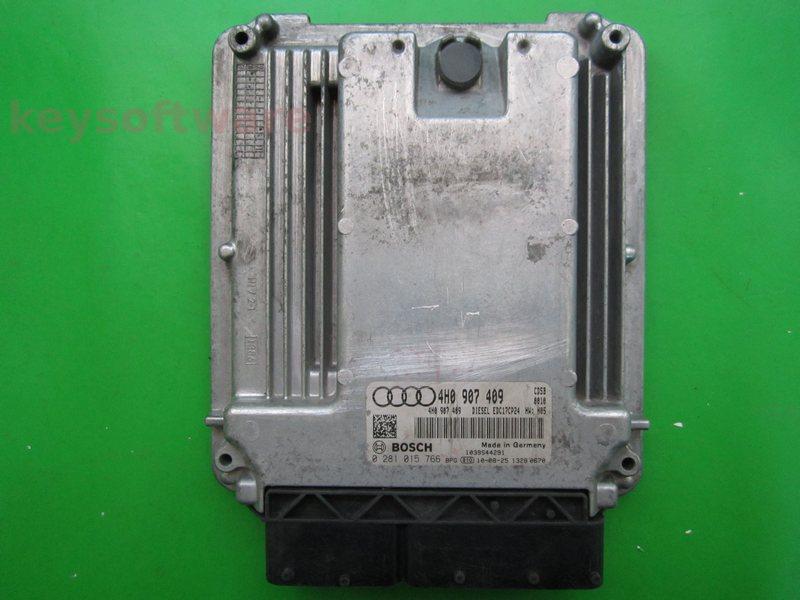 ECU Audi A8 4.2TDI 4H0907409 0281015766 EDC17CP24 CDSB H05