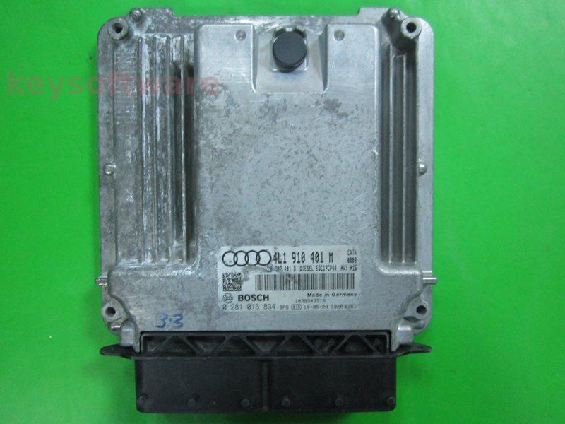 ECU Audi Q7 3.0TDI 4L1910401M 0281016834 EDC17CP44 CATA H16