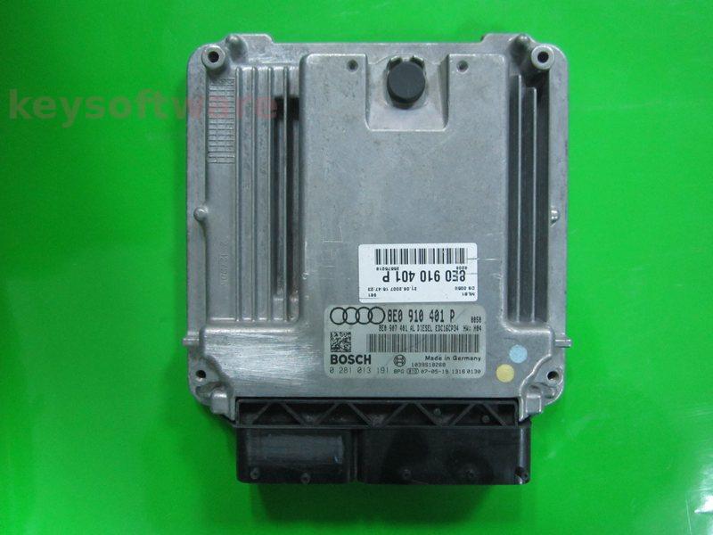 ECU Audi A4 3.0TDI 8E0907401AL 0281013191 EDC16CP34 ASB H04