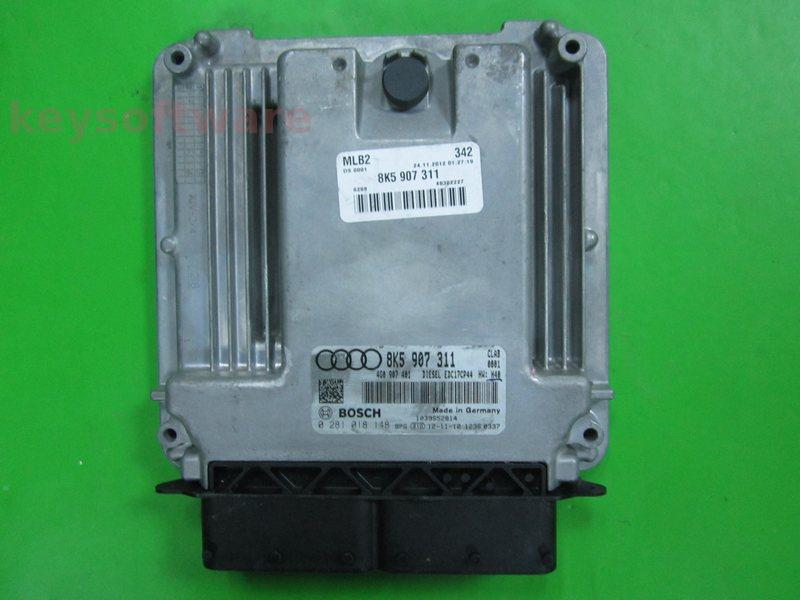 ECU Audi A5 3.0TDI 8K5907311 0281018148 EDC17CP44 CLAB H40