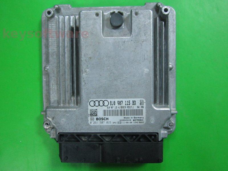 ECU Audi TT 2.0 8J0907115BD 0261S07023 MED17.1 CETA H06