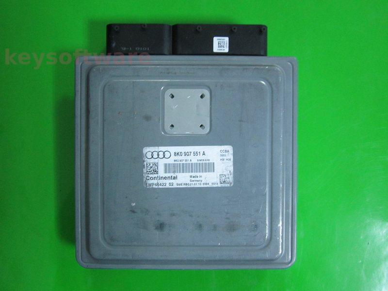 ECU Audi A4 3.0 8K0907551A 5WP46422 SIMOS 8.40