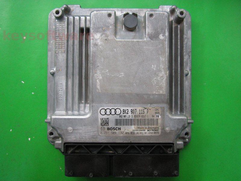 ECU Audi A4 2.0 8K2907115P 0261S04132 MED17.1 CDNC H16