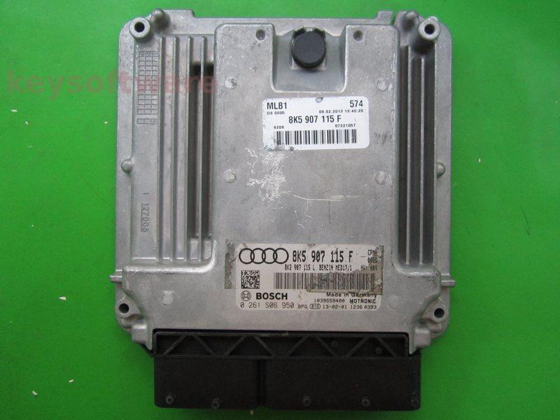 ECU Audi A5 2.0 8K5907115F 0261S06950 MED17.1 CPMA H09