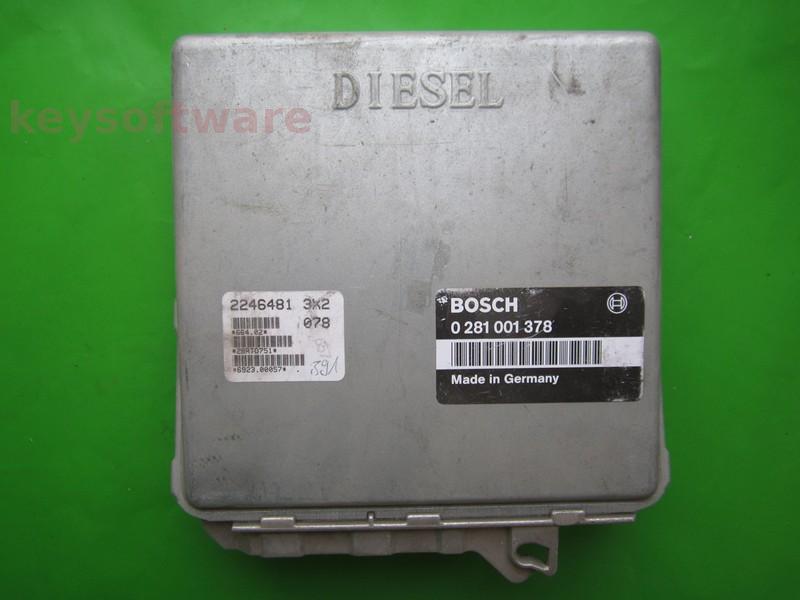 ECU Bmw 325TDS 2246481 0281001378 MSA11 E36