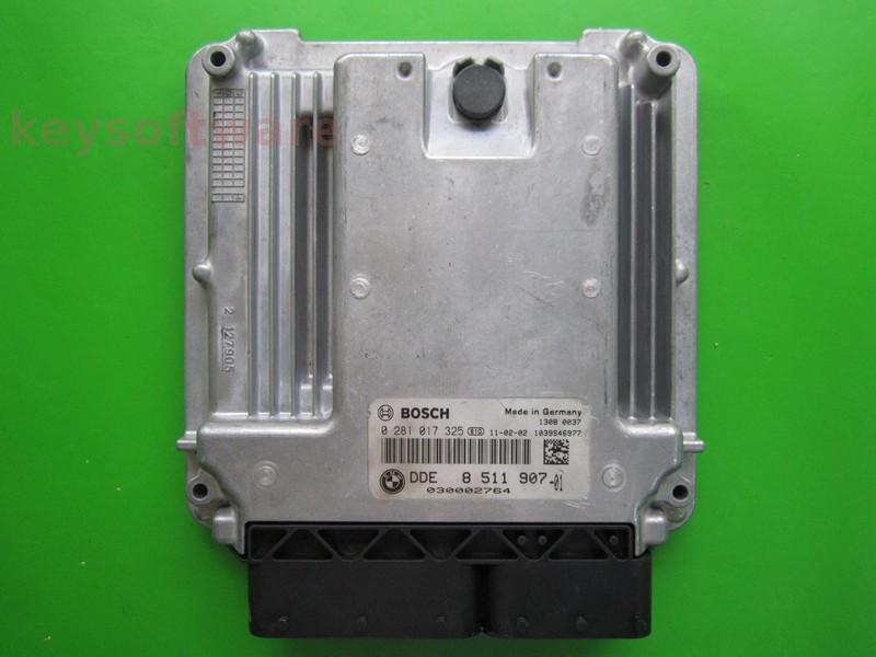 ECU Bmw 530D DDE8511907 0281017325 EDC17C56 }