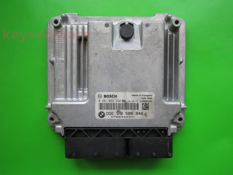 ECU Bmw X3 2.0D DDE8588946 0281032230 EDC17C50 F25 }