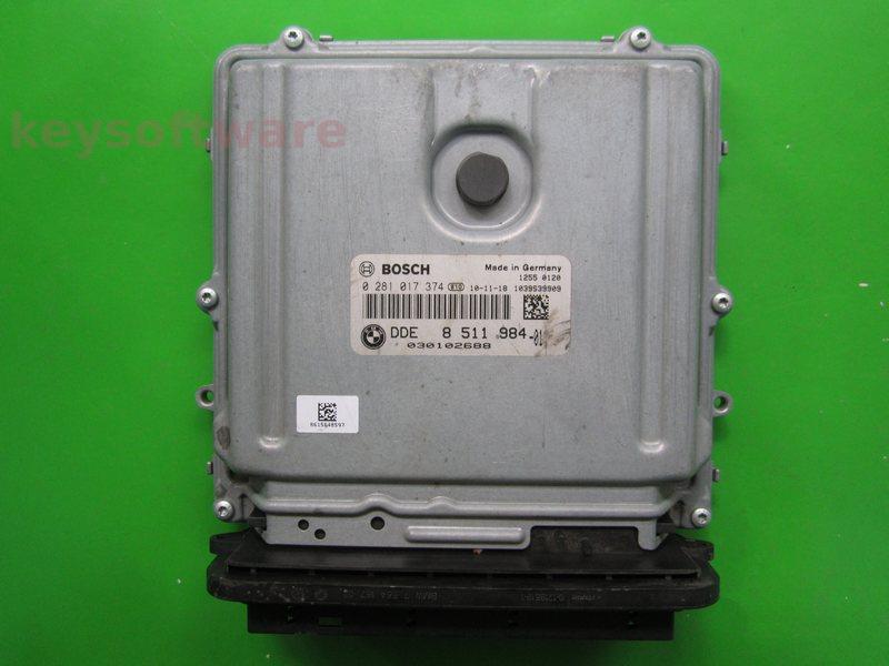 ECU Bmw 330D DDE8511984 0281017374 EDC17CP09