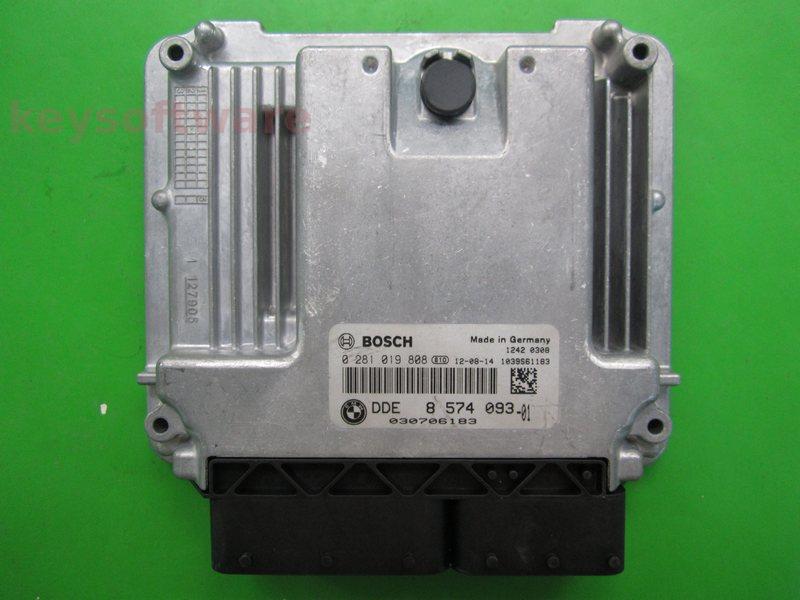 ECU Bmw 320D DDE8574093 0281019808 EDC17C50