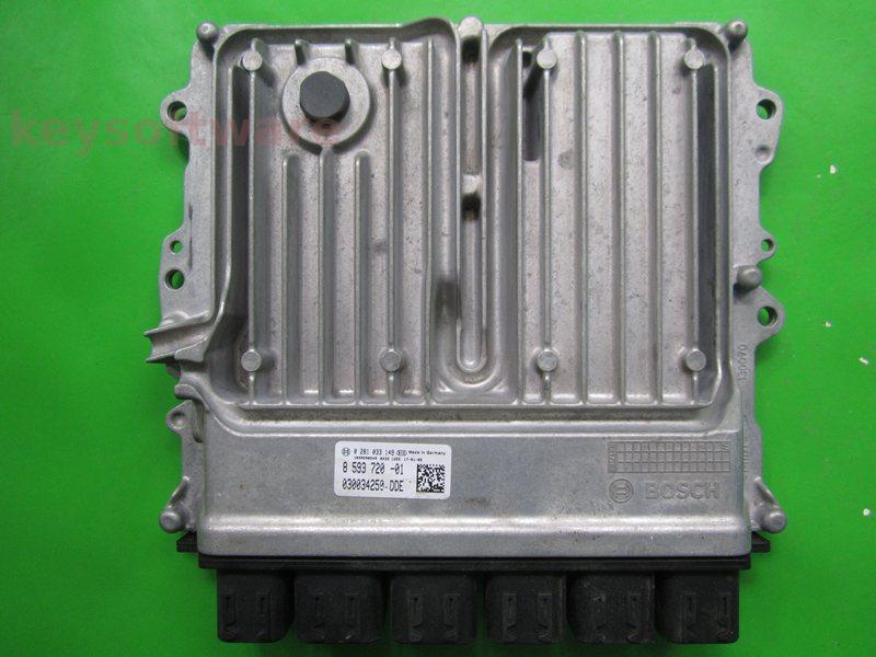 ECU Bmw 730D 8593720 0281033149 MD1CP002