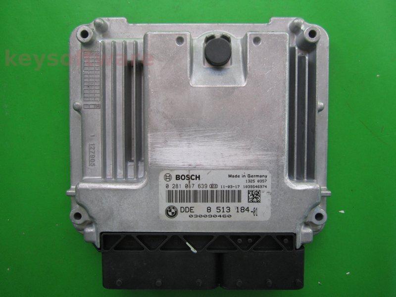 ECU Bmw X3 2.0D DDE8513184 0281017639 EDC17C50 F25