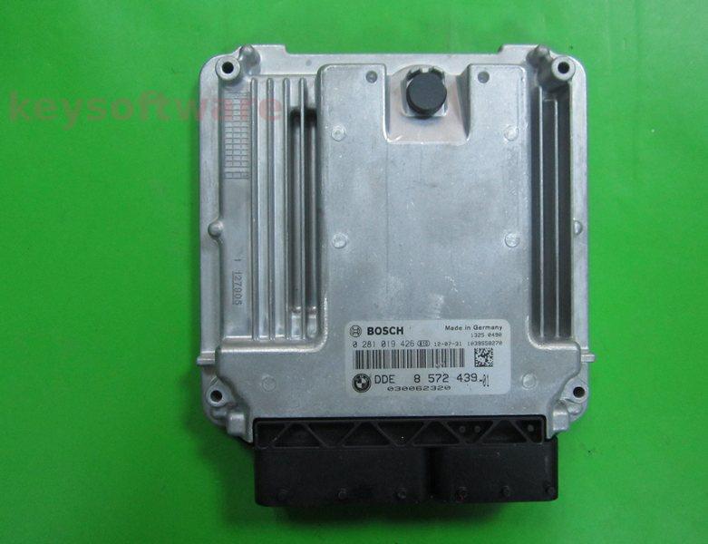 ECU Bmw 730D DDE8572439 0281019426 EDC17C56 }