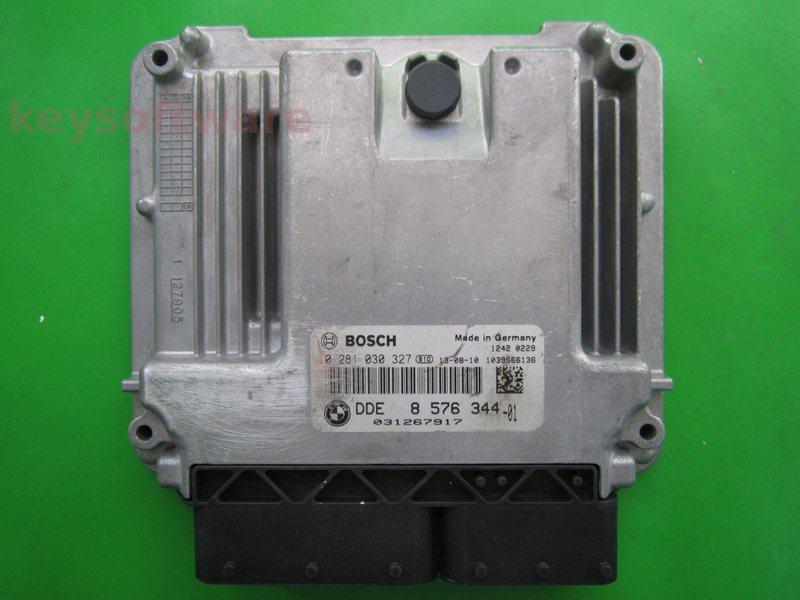 ECU BMW 320D DDE8576344 0281030327 EDC17C50