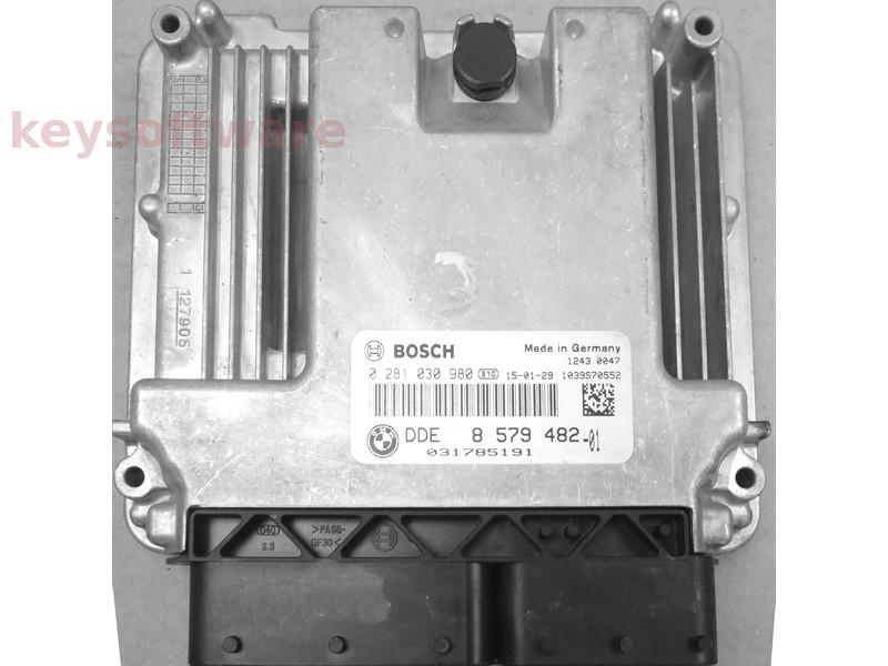 ECU Bmw 116D DDE8579482 0281030980 EDC17C50 F20 {