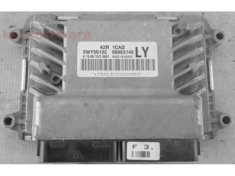 ECU Chevrolet Aveo 1.2 96983149 5WY5913C 42R {