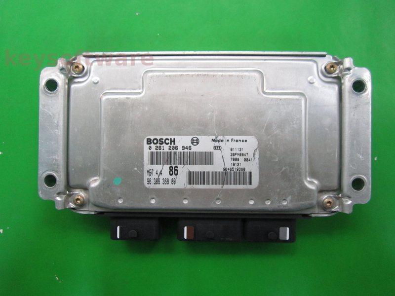 ECU Citroen C3 1.6 9638636880 0261206946 ME7.4.4