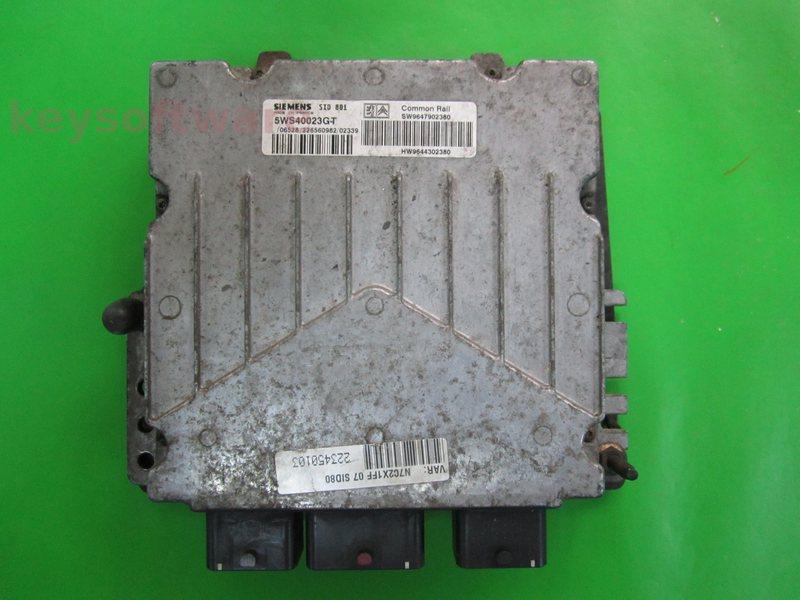 ECU Citroen Xsara 2.0HDI 9647902380 5WS40023G-T SID801 {