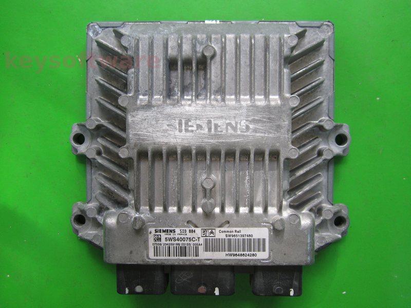 ECU Citroen C2 1.4HDI 9651397480 5WS40075C-T SID804