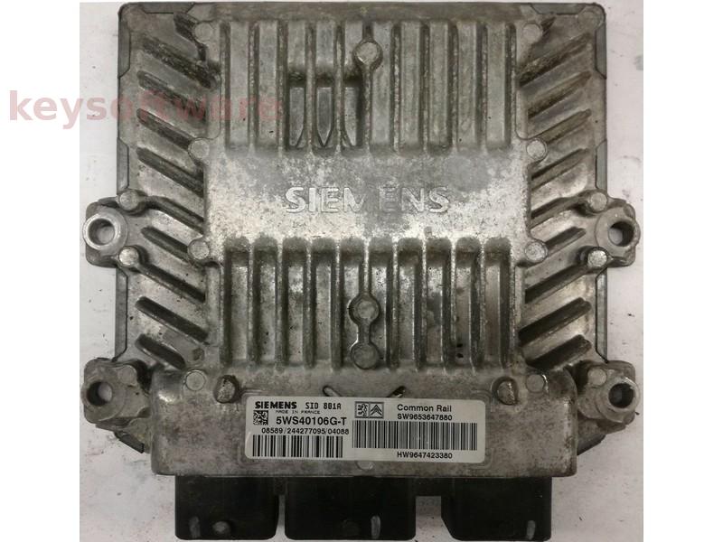 ECU Citroen Xsara 2.0HDI 9653647880 5WS40106G-T SID801A