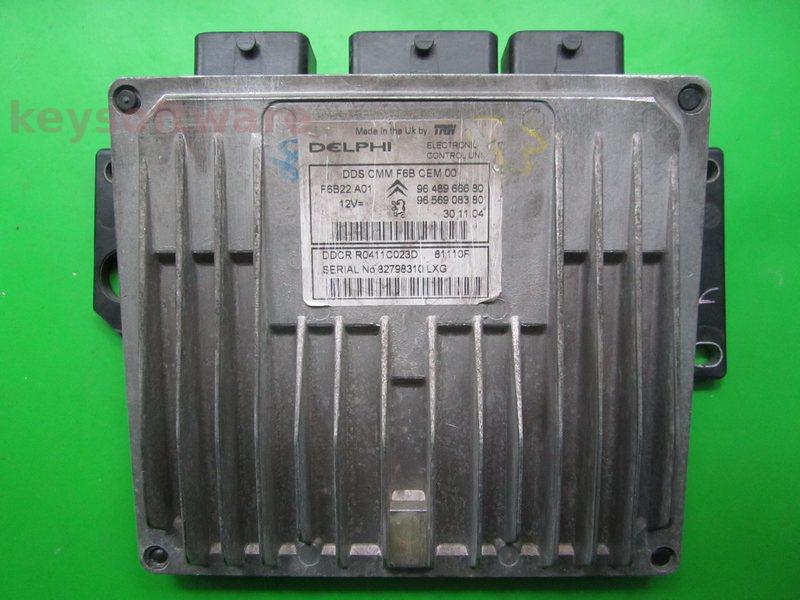 ECU Citroen C3 1.4HDI 9648966680 9656908380 81110F DDCR